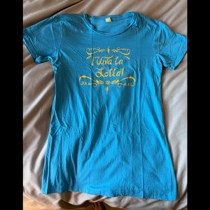 Lollapalooza 2012 official concert ladies T shirt